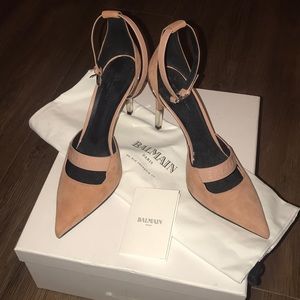 Balmain Suede Heels